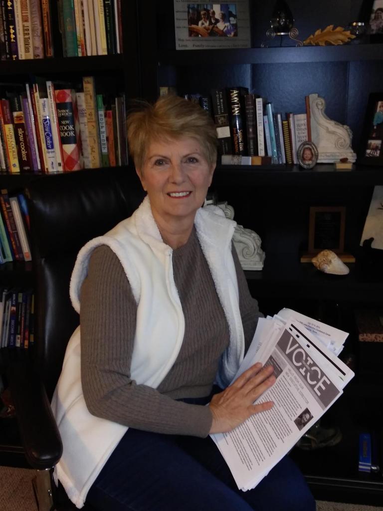 Phillips holds her personal archive of The Voice.